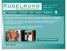 Tablet Screenshot of kugelrund-lilienthal.de